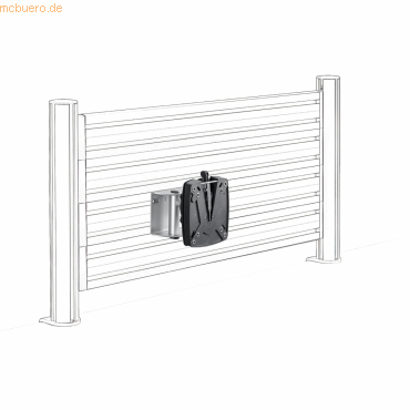 4009729068137 - TSS-Tragschlitten SlatWall Monitorhalter bis ca 4009729068137 Novus Mehrplatzsystem