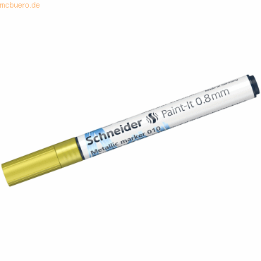 Schneider Metallicmarker Paint-It 010 0,8mm yellow metallic