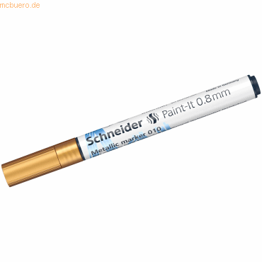 Schneider Metallicmarker Paint-It 010 0,8mm gold metallic