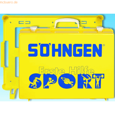 4250108813835 - Erste-Hilfe-Tasche MultiSPORT DIN 13157 + branchenbezogene Zusatzerweiterung gelb 4250108813835 Söhngen
