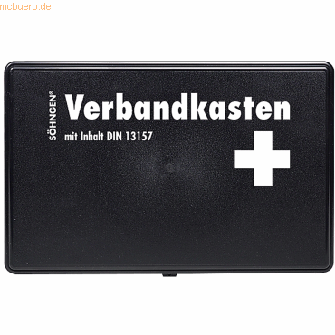 4250108809494 - Verbandkasten Kiel leer Kunststoff schwarz ohne Dichtung