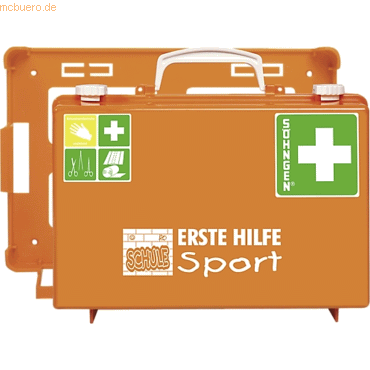 Söhngen Erste-Hilfe-Koffer SN-CD Schulsport orange