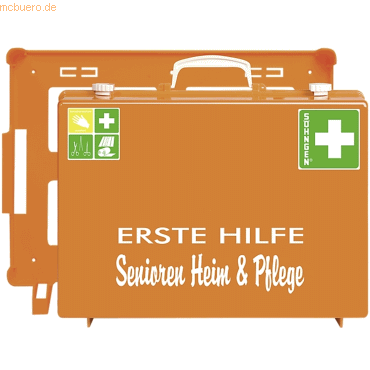 4250108807674 - Erste-Hilfe-Koffer Senioren Heim und Pflege MT-CD orange gefü