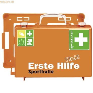 4250108808497 - Erste-Hilfe-Koffer Direkt Sporthalle orange