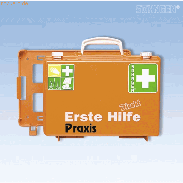 4250108806356 - Erste-Hilfe-Koffer Direkt Praxis orange