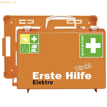 4250108808145 - Erste-Hilfe-Koffer Direkt Elektro orange