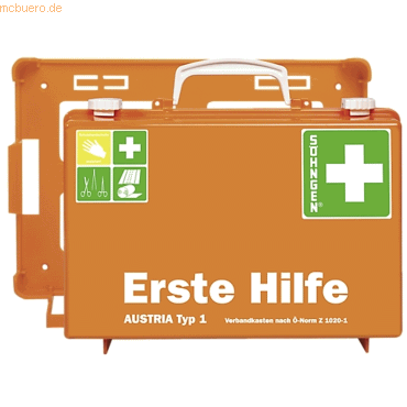 4250108806387 - Sohngen - Söhngen Erste-Hilfe-Koffer austria Typ 1 Wundverbände Rettungsdecke