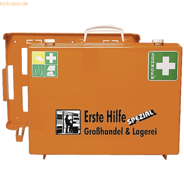 4250108810773 - SÖHNGEN Erste Hilfe Koffer Mit CD Großhandel und Lagerei 30 x 15 x 40 cm