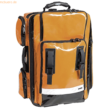 4250108811275 - NumberOne Notfallrucksack orange gefüllt Modul A+C+O2 2L