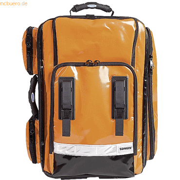 4250108811299 - NumberOne Notfallrucksack orange gefüllt Modul A+B+C+O2 1L