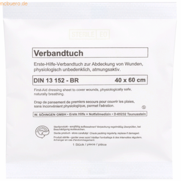 4250108808121 - Verbandtuch SO 40x60 cm