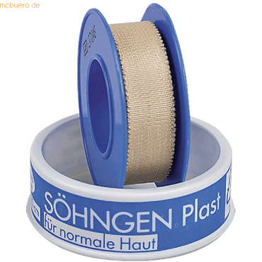 4250108807155 - SÖHNGEN Heftpflaster Plast 1009110 beige 125 cm x 50 m 1 St 4250108807155 - SÖHNGEN Heftpflaster Plast 1009110 beige 125 cm x 50 m 1 St