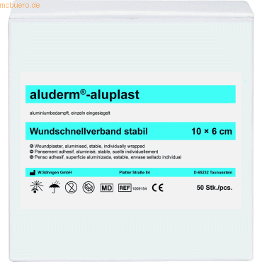 4250108819639 - Wundpflaster aluderm-aluplast stabil 5mx6cm