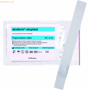 4250108809951 - Aluderm Fingerverband aluplast Stabil 18x2cm 4250108809951 Söh