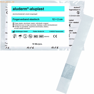 Söhngen Wundpflaster Fingerverband aluderm-aluplast elastisch 12x2cm V