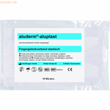 4250108809944 - Wundpflaster Fingergelenkverband aluderm-aluplast elastisch VE