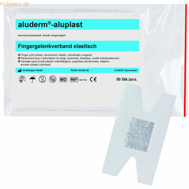 4250108807032 - Wundpflaster Fingergelenkverband aluderm-aluplast elastisch VE