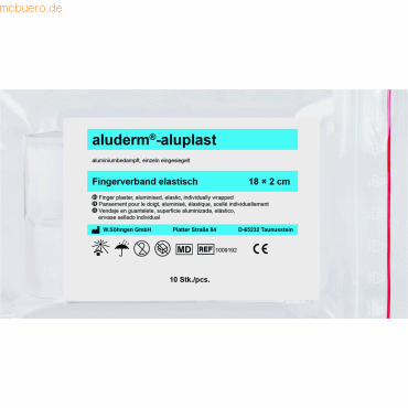 4250108804161 - Fingerverband aluplast elastisch 18x2cm 4250108804161 10 Stück