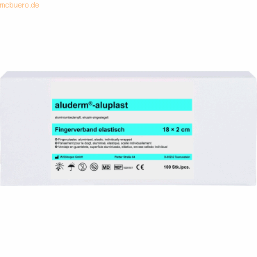 4250108808831 - Wundpflaster Fingerverband aluderm-aluplast elastisch 18x2cm V