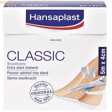 4250108813972 - Wundpflaster Hansaplast Classic Standard 5mx4cm