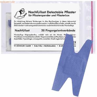 4250108807469 - Fingergelenkverband detectable Nachfüllset VE=20 Stück