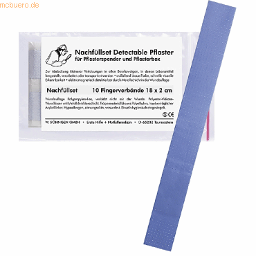 4250108807476 - Fingerverband detectable Nachfüllset 18x2cm VE=10 Stück