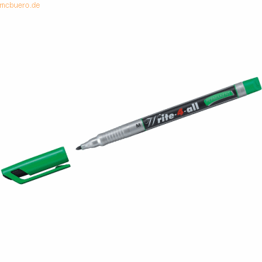 10 x Stabilo Permanentmarker Write-4-all M grün