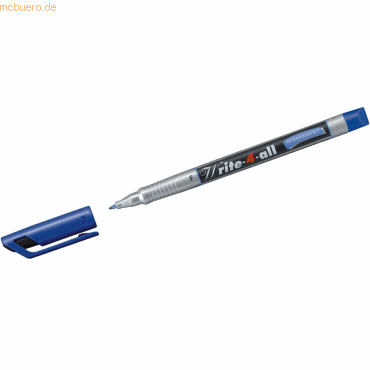 10 x Stabilo Permanentmarker Write-4-all F 0,7mm blau