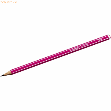 4006381502337 - 12 x Schulbleistift sechskant pencil 160 2B pink