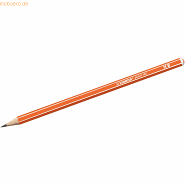 4006381502092 - 12 x Schulbleistift sechskant pencil 160 HB orange