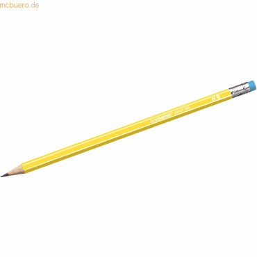 4006381504652 - 12 x Schulbleistift sechskant mit Radierer pencil 160 HB gelb 4006381504652 - 12 x Schulbleistift sechskant mit Radierer pencil 160 HB gelb