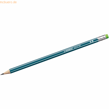 4006381504539 - 12 x Schulbleistift sechskant mit Radierer pencil 160 HB petro