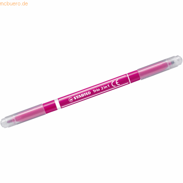 4006381375733 - 10 x Fasermaler und Fineliner in einem Trio 2 in 1 rosa