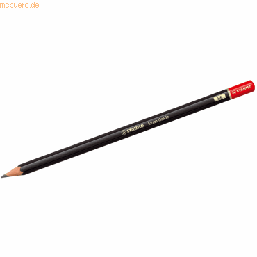 9556091136209 - STABILO Exam Grade Bleistifte HB schwarz rot 1 St