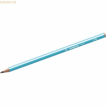 4006381500043 - 12 x Schulbleistift Trio dreikant 2B blau