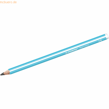 4006381499262 - 12 x Schulbleistift Trio dreikant dick 2B blau