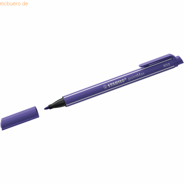 10 x Stabilo Filzschreiber pointMax violett