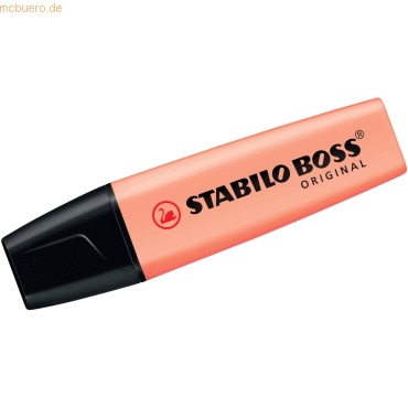 Stabilo Textmarker Boss Original Pastel cremige Pfirsichfarbe