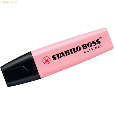 Stabilo Textmarker Boss Original Pastel rosiges Rouge