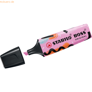 4006381566032 - Textmarker BOSS ORIGINAL Pastel 70 158 fuchsie 2-5mm Keilspitze 4006381566032 Stabilo