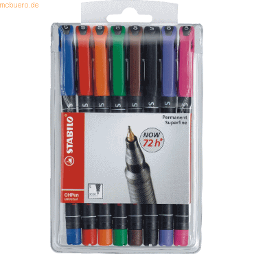 4006381115087 - OHP-Stift 841 SF wasserfest Strichstärke 04mm 8er-Etui 4006381115087 8 Stück