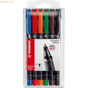 4006381114882 - Folienschreiber OHPen universal Medium permanent 6er Etui