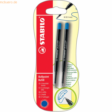 4006381427869 - 10 x Kugelschreibermine Ballpoint Refill 05mm blau VE=2 Stück 4006381427869 - 10 x Kugelschreibermine Ballpoint Refill 05mm blau VE=2 Stück