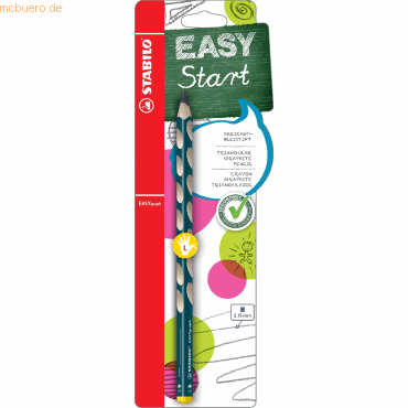 4006381498432 - 5 x Bleistift Easygrap HB petrol Blisterkarte 4006381498432 - 5 x Bleistift Easygrap HB petrol Blisterkarte
