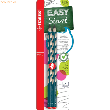 4006381498654 - 10 x Bleistift Easygrap HB petrol Blisterkarte VE=2 Stück 4006381498654 - 10 x Bleistift Easygrap HB petrol Blisterkarte VE=2 Stück