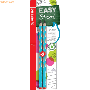 4006381515061 - 10 x Bleistift Easygrap HB blau Blisterkarte VE=2 Stück