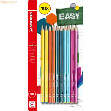 4006381538725 - 10 x Schulbleistift pencil 160 HB VE=10 Stück Blister