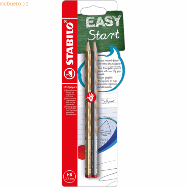 4006381566285 - 10 x Dreikant-Bleistift Easygraph S Metallic Edition VE=2 Stüc 4006381566285 - 10 x Dreikant-Bleistift Easygraph S Metallic Edition VE=2 Stüc