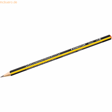 Staedtler Bleistift Noris 183 HB gelb-schwarz gestreift