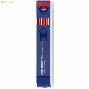 4007817046418 - Farbmine 2mm HB 12ST karmin 4007817046418 STAEDTLER 12 Stück